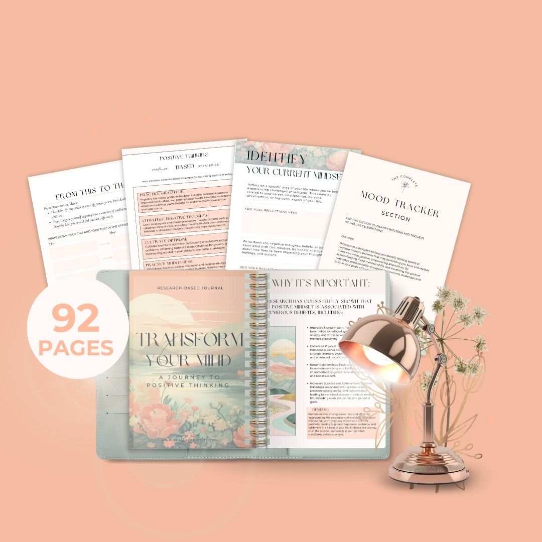 Mind Journal: Transform Your Mind to Positive Thinking