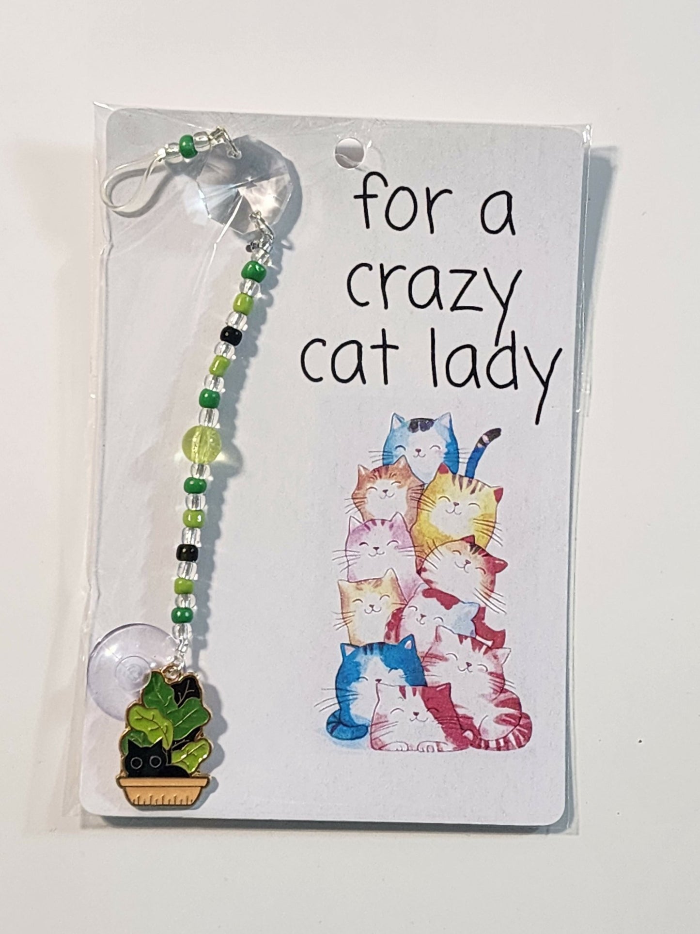 Small Cat Suncatcher 4 - Pure Wash Canadian Made - Winnipeg