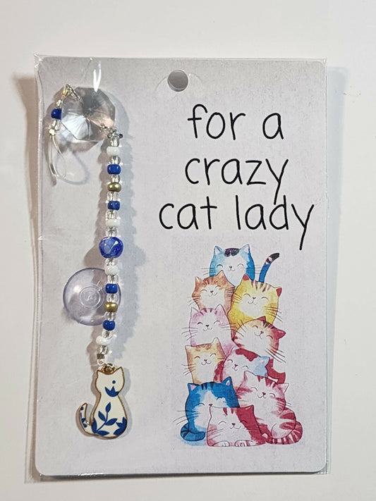 Small Cat Suncatcher 6 - Pure Wash Canadian Made - Winnipeg