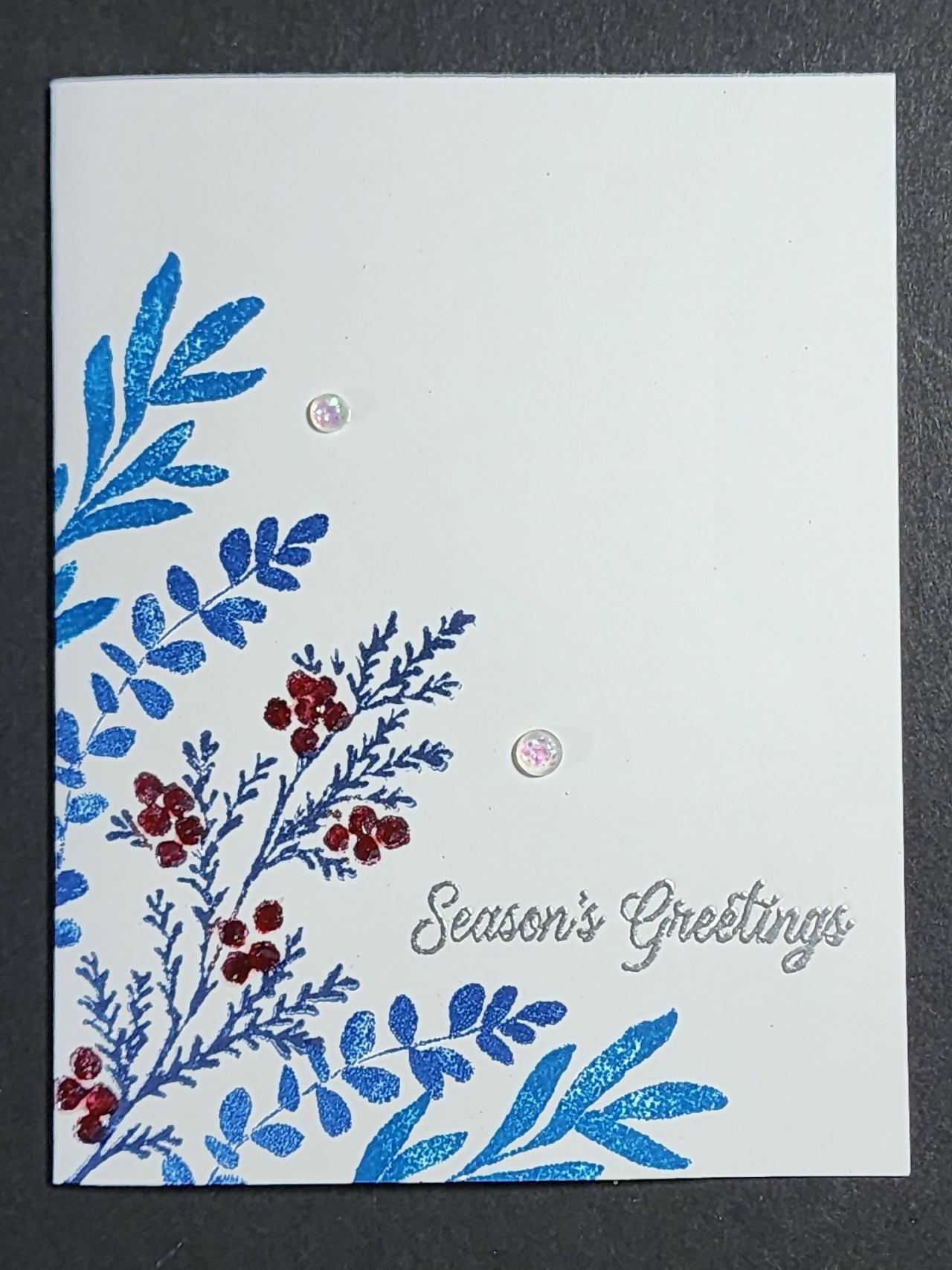 Simple Greenery Card - Pure Wash Canadian Made - Winnipeg