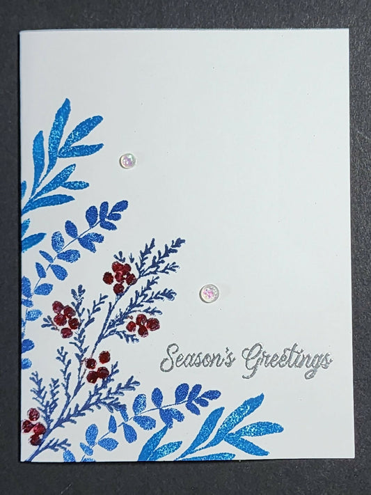 Simple Greenery Card - Pure Wash Canadian Made - Winnipeg
