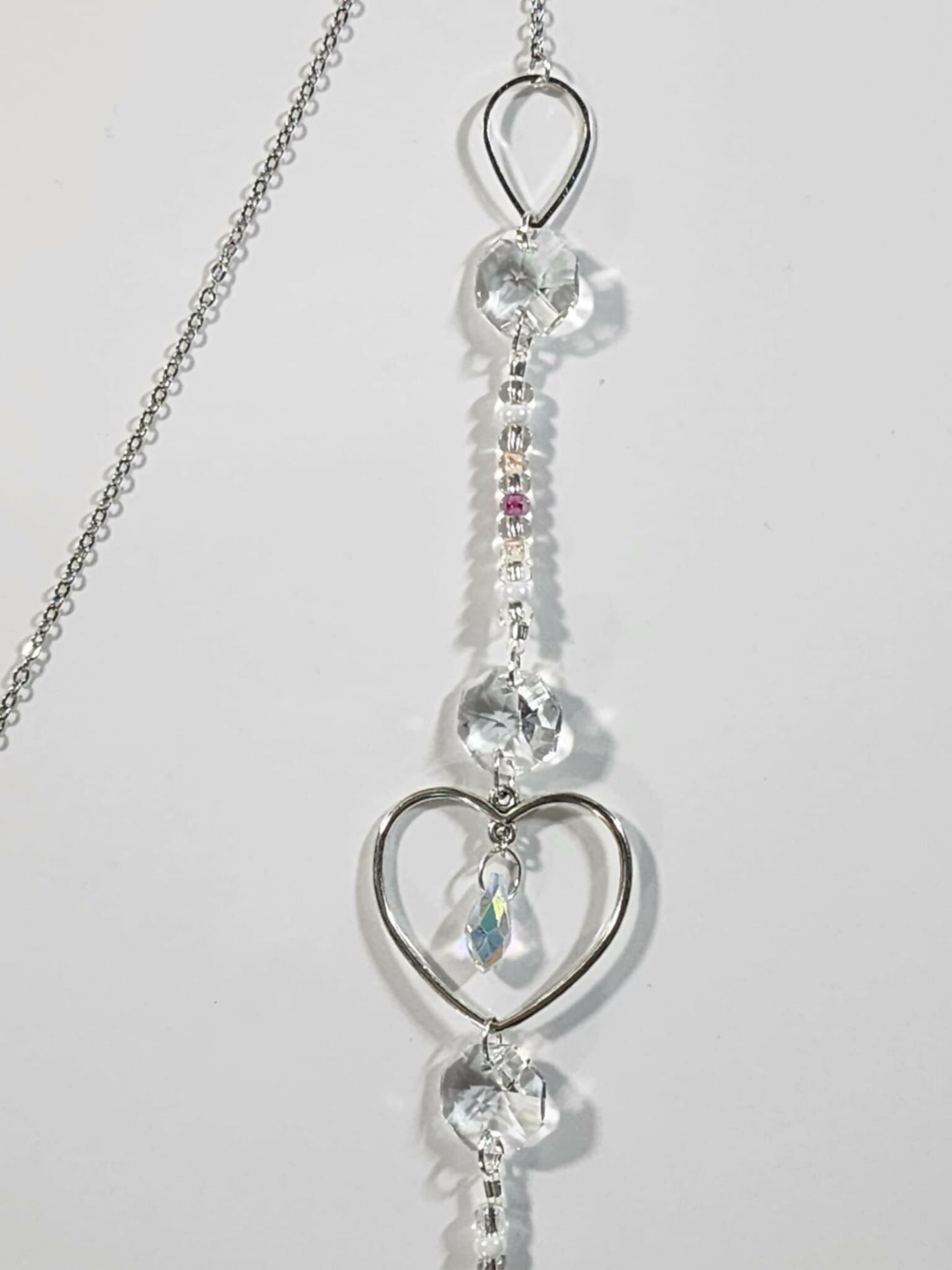 Heart Long Suncatcher - Pure Wash Canadian Made - Winnipeg