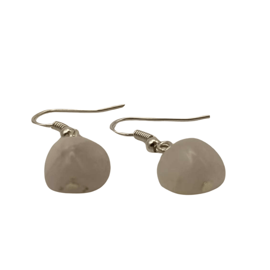 Rose Quartz Earrings - Pure Wash Canadian Made - Winnipeg