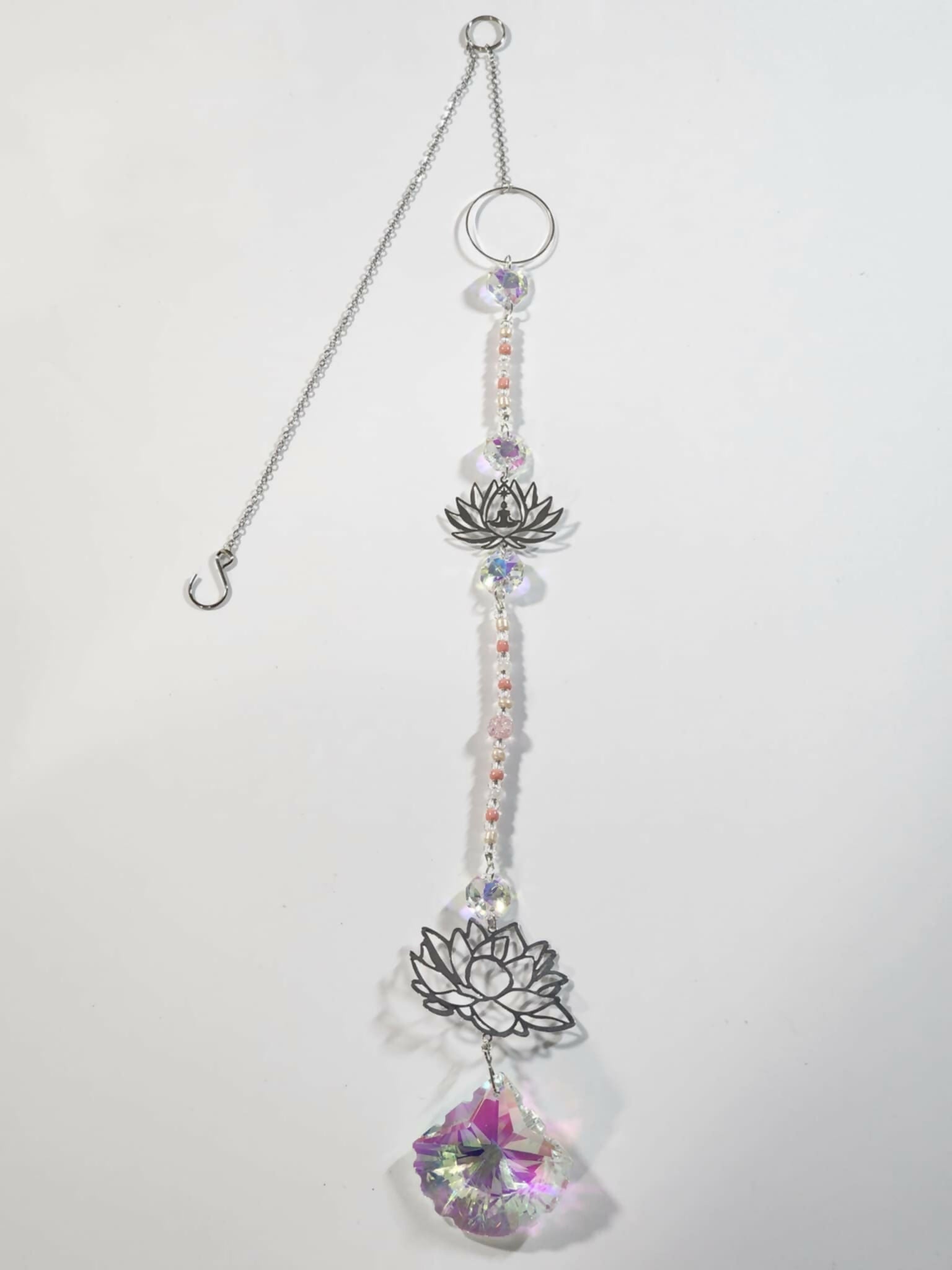 Yoga Flower Long Suncatcher - Pure Wash Canadian Made - Winnipeg