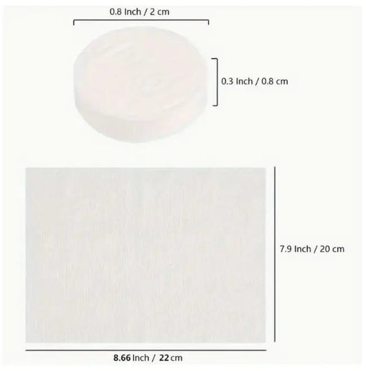 Compressed Biodegradable Face Towels - Pure Wash