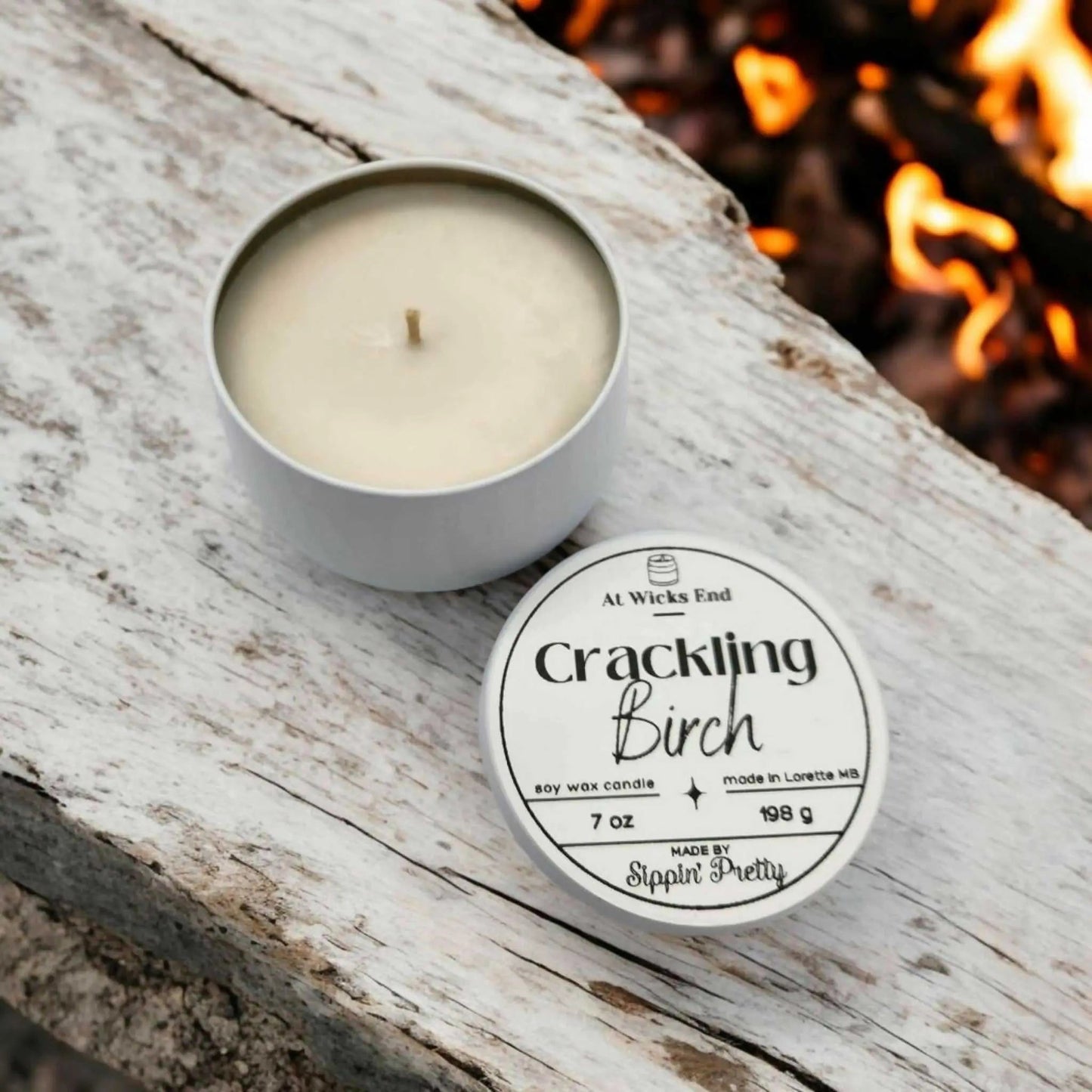 Crackling Birch Candle - Pure Wash