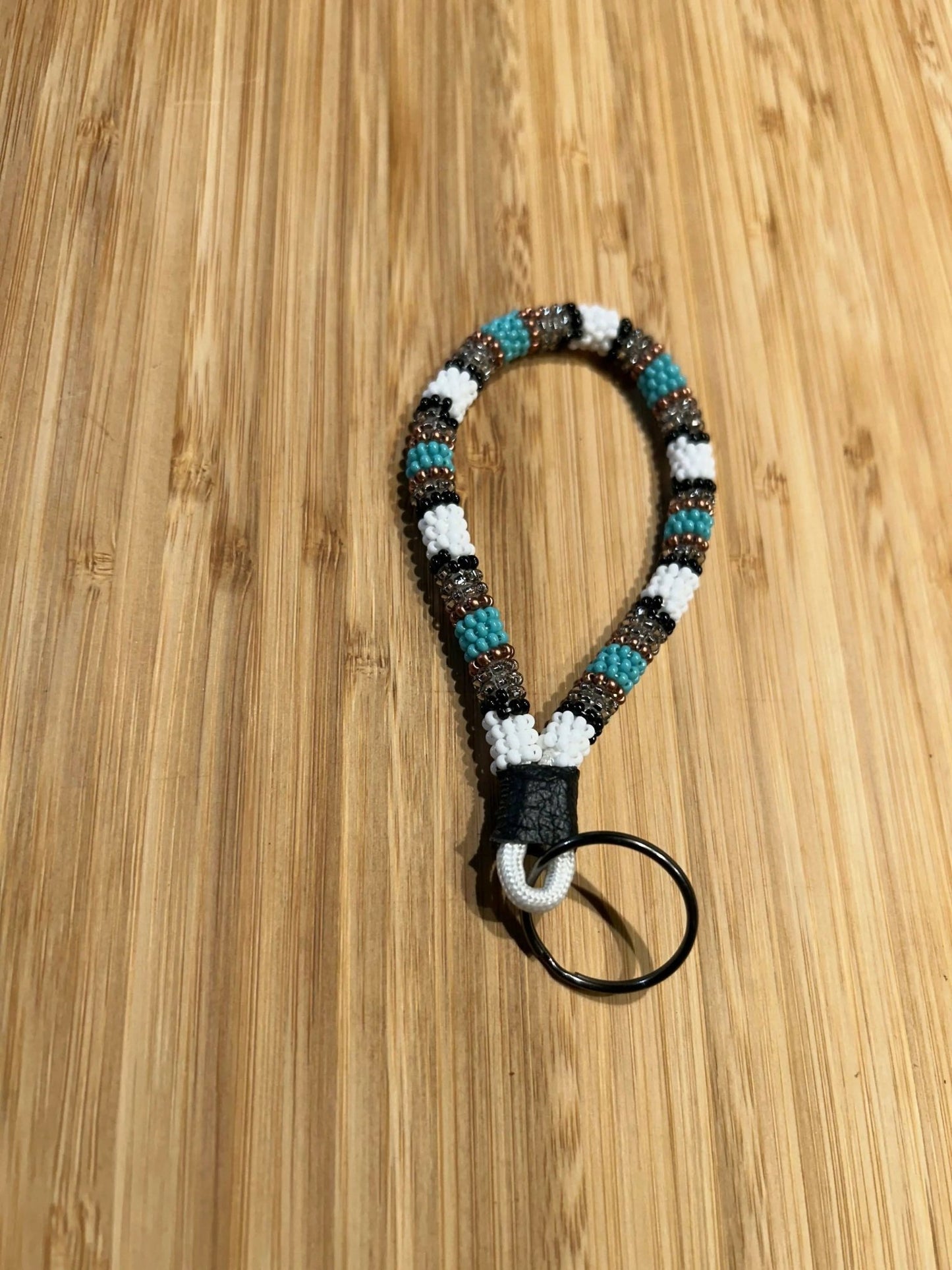 HERA: Beaded Mini Keychain - Pure Wash