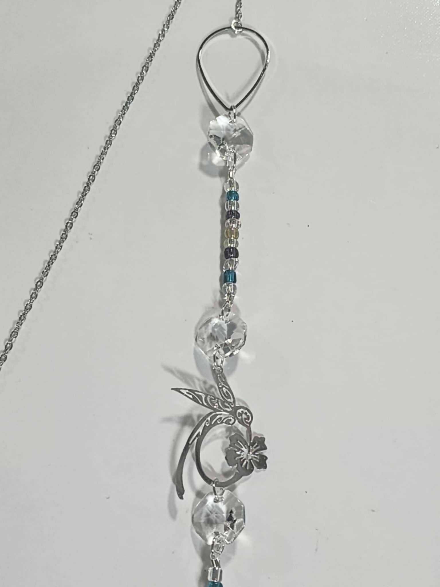 Hummingbird Long Suncatcher - Pure Wash Canadian Made - Winnipeg