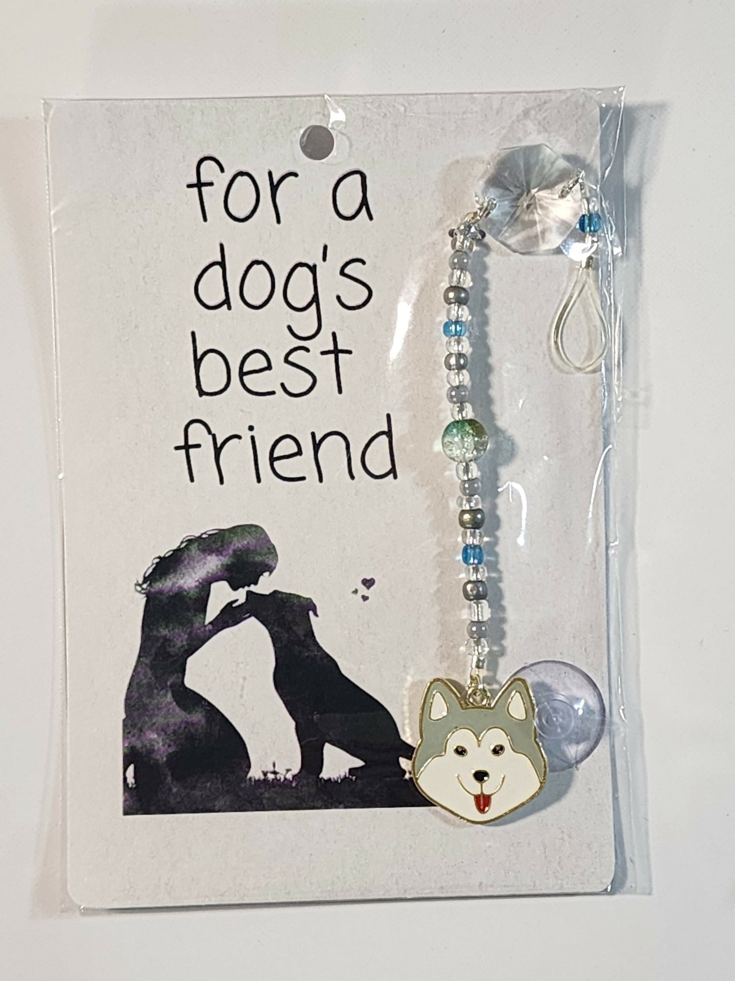 Small Dog Suncatcher 1 - Pure Wash Canadian Made - Winnipeg