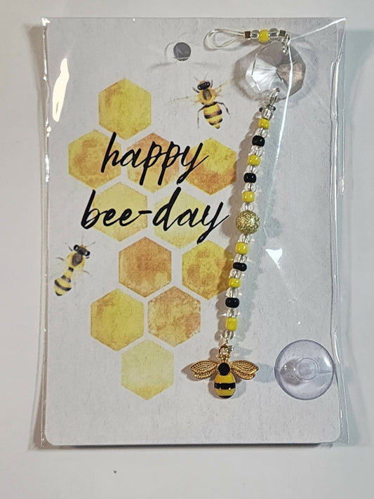 Small Bee Suncatcher 1 - Pure Wash Canadian Made - Winnipeg