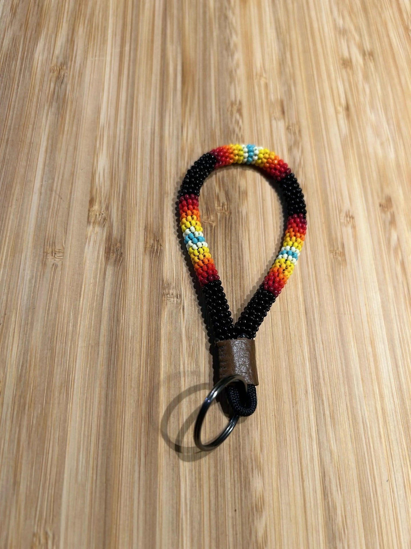 SUNRISE: Beaded Mini Keychain - Pure Wash