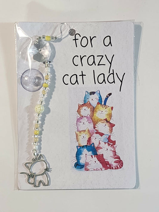 Small Cat Suncatcher 1 - Pure Wash Canadian Made - Winnipeg