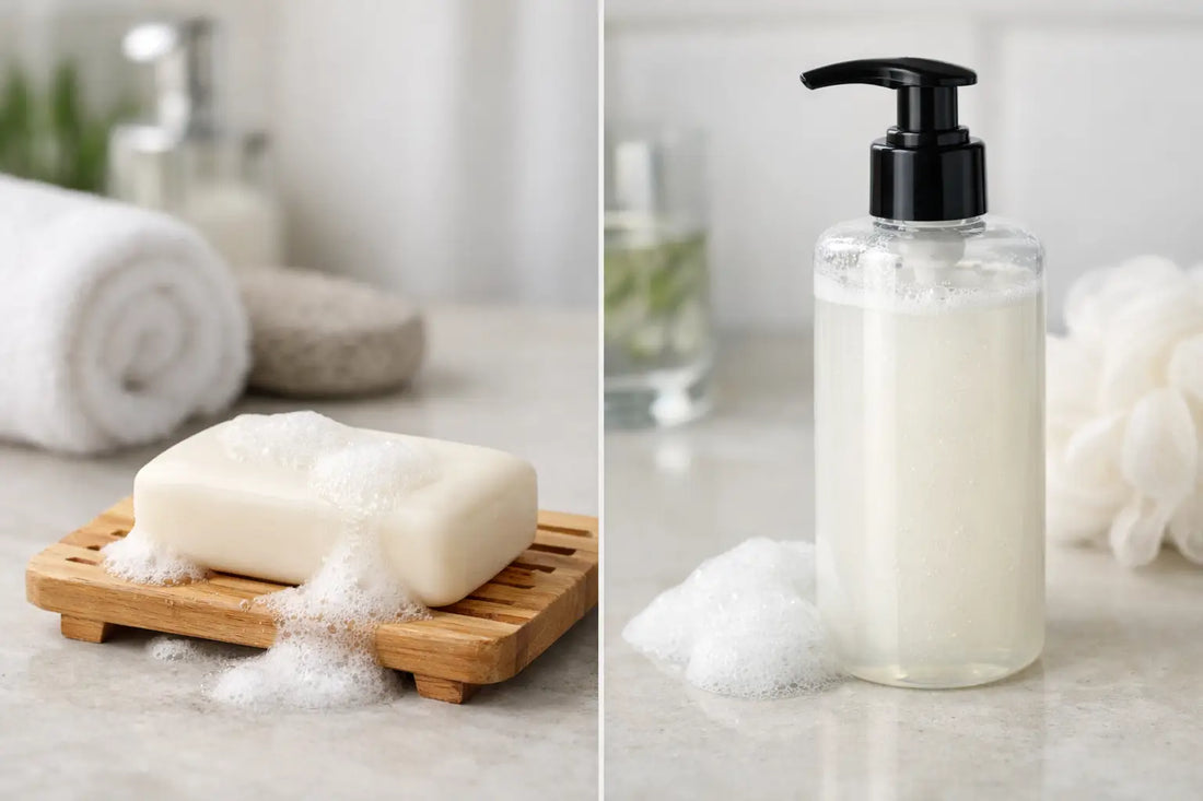 Bar soap vs body wash: which is better? Winnipeg canada