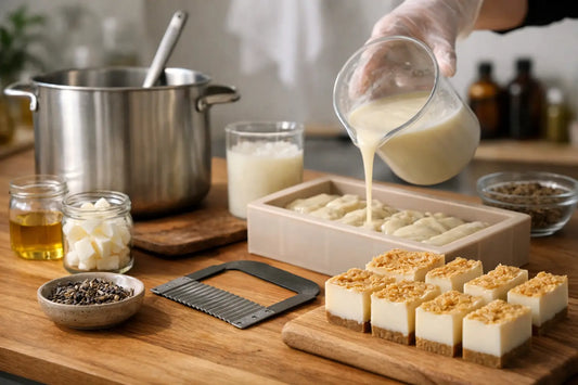 Small batch soap making process explained winnipeg canada