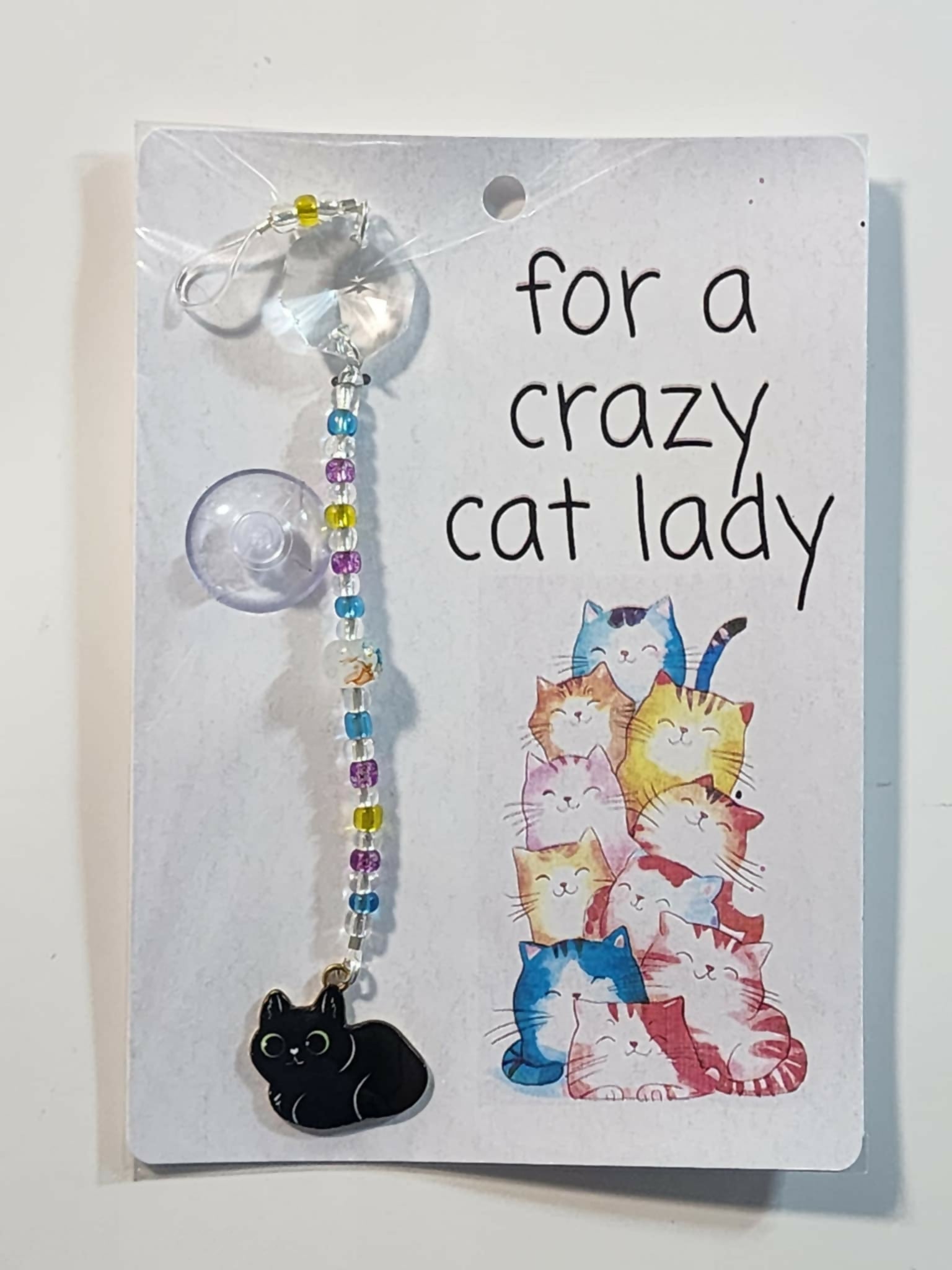 Small Cat Suncatcher 15 - Pure Wash Canadian Made - Winnipeg