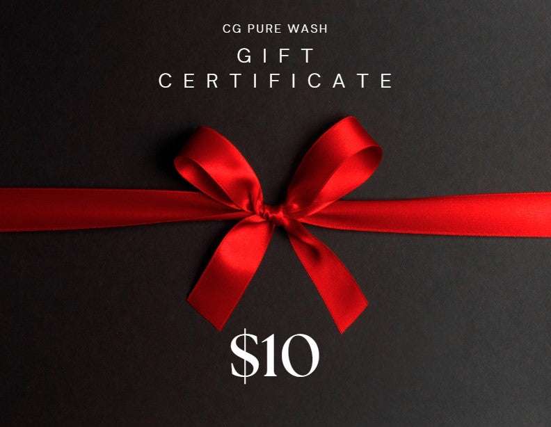 CG Pure Wash Gift Certificategift cardGive the gift of pure indulgence with CG Pure Wash Gift Certificate! 
Treat your loved ones to a luxurious selection of handmade, all-natural bath products that are CG Pure Wash Gift CardCG Pure Wash