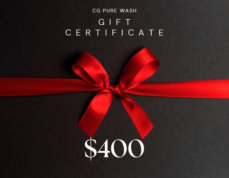 CG Pure Wash Gift Certificategift cardGive the gift of pure indulgence with CG Pure Wash Gift Certificate! 
Treat your loved ones to a luxurious selection of handmade, all-natural bath products that are CG Pure Wash Gift CardCG Pure Wash