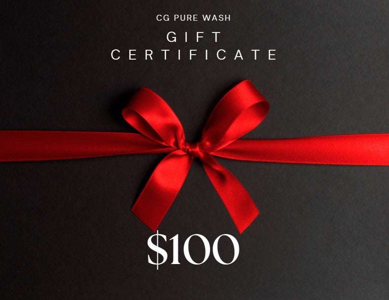 CG Pure Wash Gift Certificategift cardGive the gift of pure indulgence with CG Pure Wash Gift Certificate! 
Treat your loved ones to a luxurious selection of handmade, all-natural bath products that are CG Pure Wash Gift CardCG Pure Wash