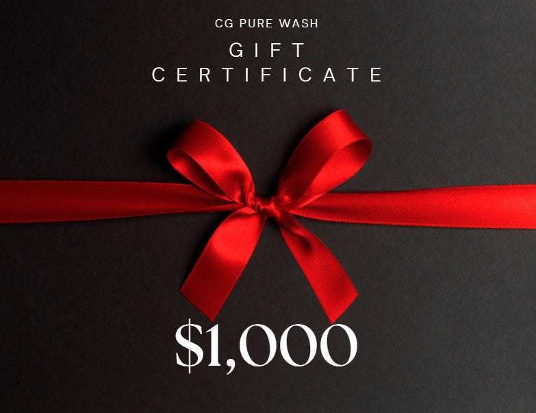 CG Pure Wash Gift Certificategift cardGive the gift of pure indulgence with CG Pure Wash Gift Certificate! 
Treat your loved ones to a luxurious selection of handmade, all-natural bath products that are CG Pure Wash Gift CardCG Pure Wash