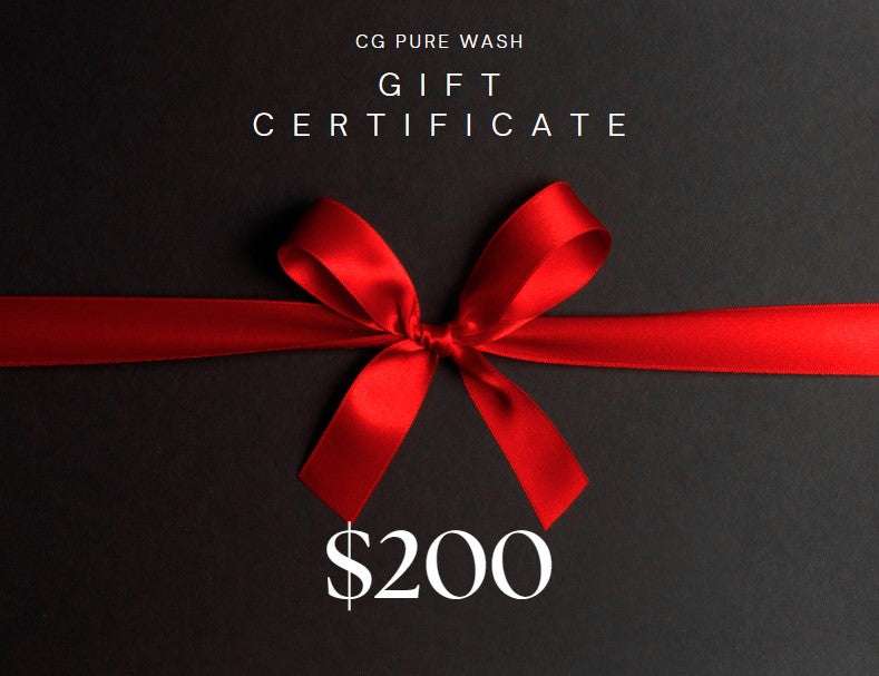 CG Pure Wash Gift Certificategift cardGive the gift of pure indulgence with CG Pure Wash Gift Certificate! 
Treat your loved ones to a luxurious selection of handmade, all-natural bath products that are CG Pure Wash Gift CardCG Pure Wash