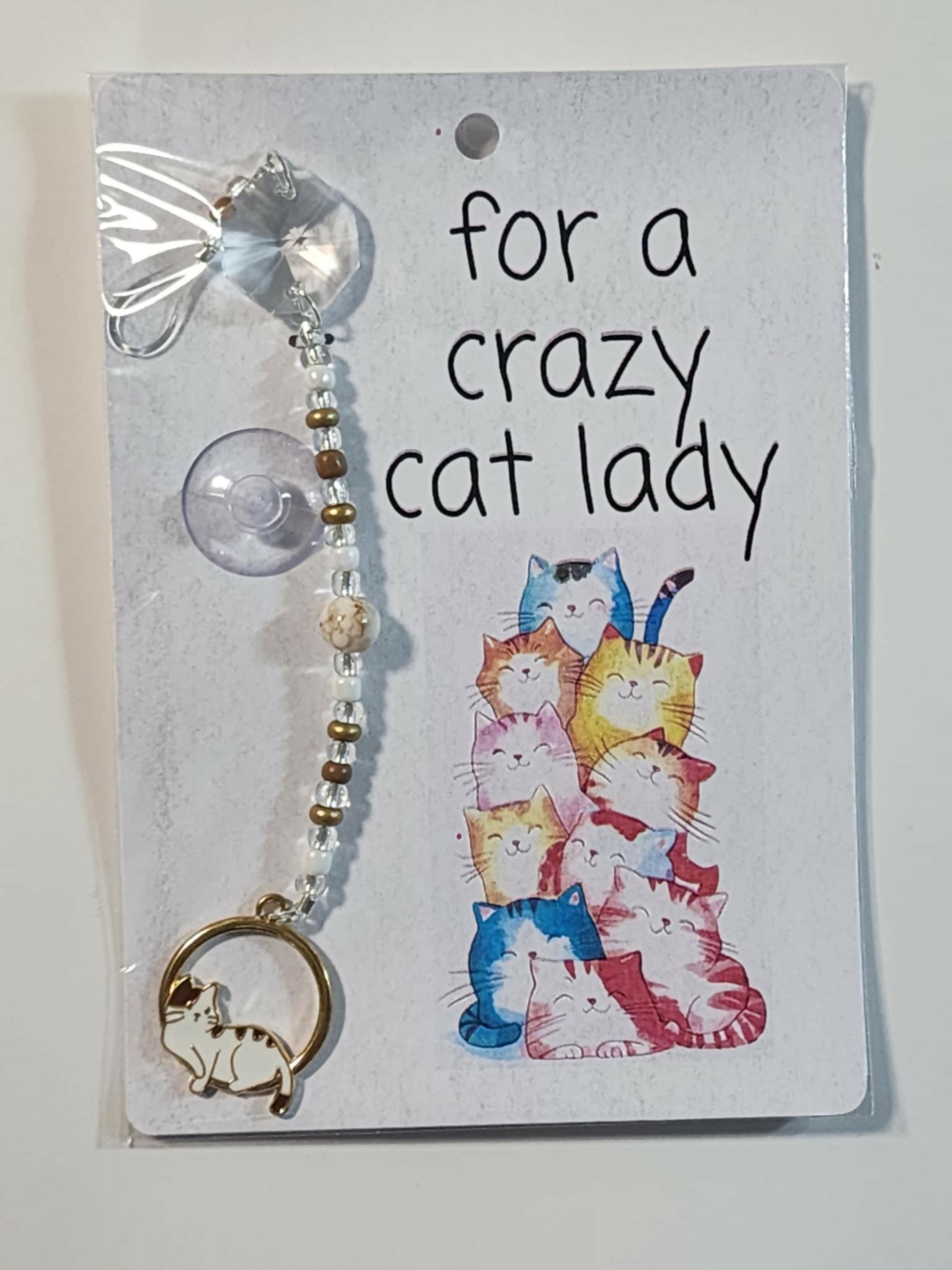 Small Cat Suncatcher 13 - Pure Wash Canadian Made - Winnipeg