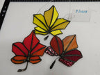 3 fall colored leaves - Pure Wash Canadian Made - Winnipeg