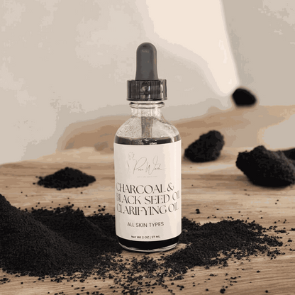 Charcoal & Black Seed Clarifying Oil for Radiant, Clear Skin
