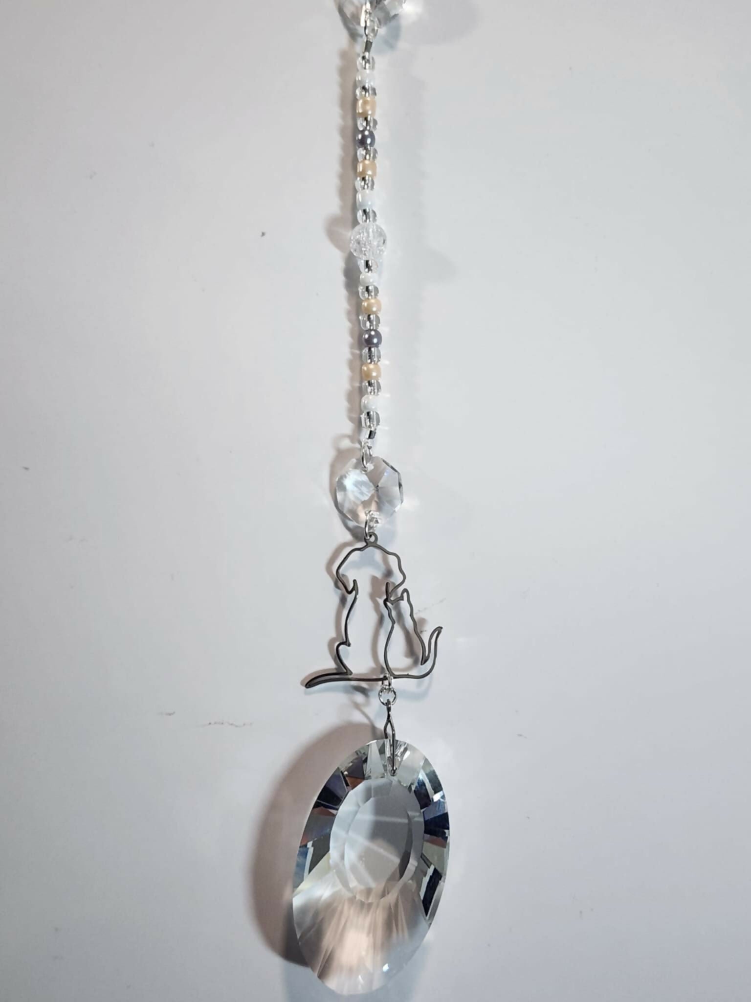 Cat & Dog Long Suncatcher - Pure Wash Canadian Made - Winnipeg