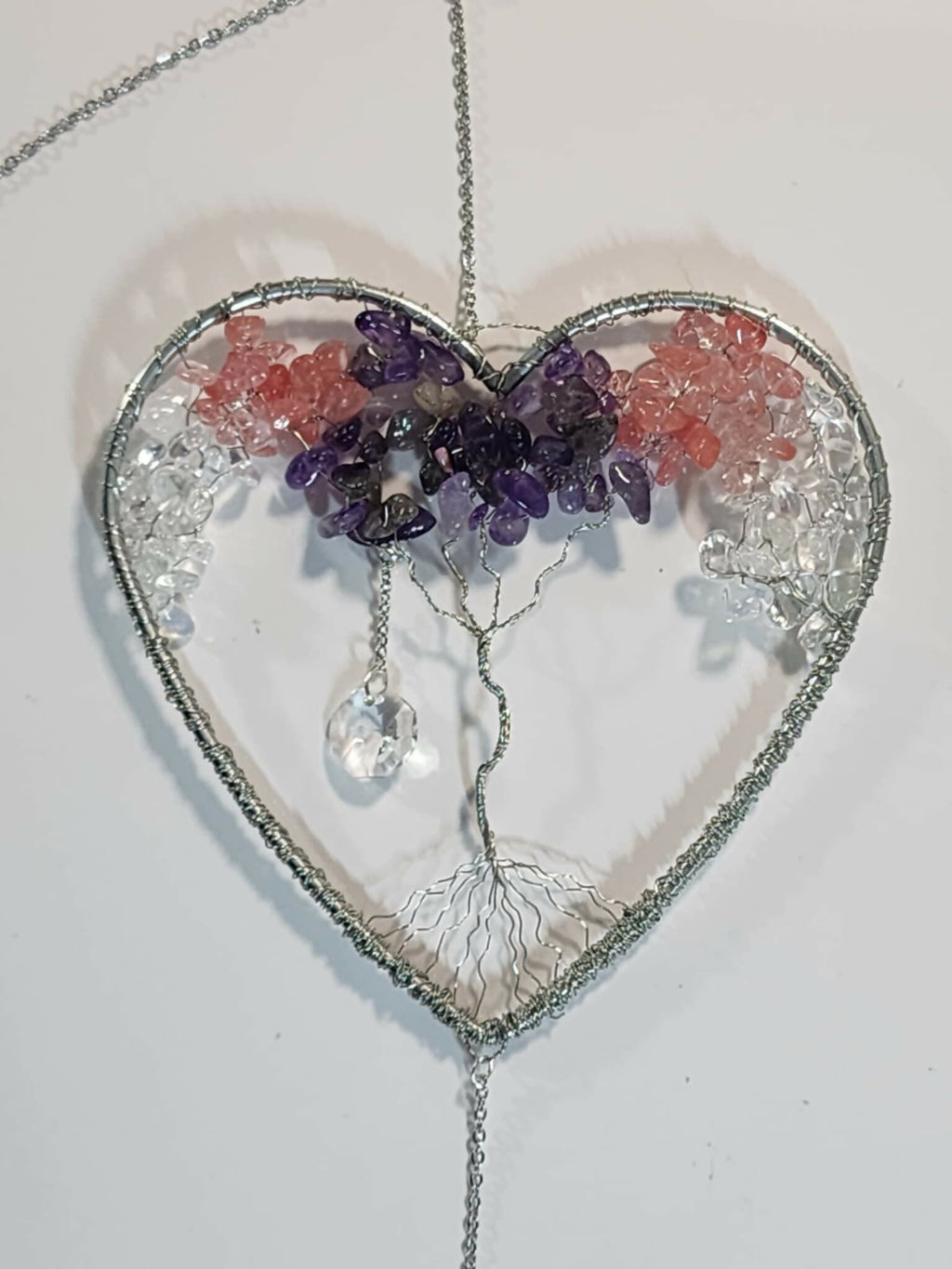 Tree of Life Heart Suncatcher 2 - Pure Wash Canadian Made - Winnipeg