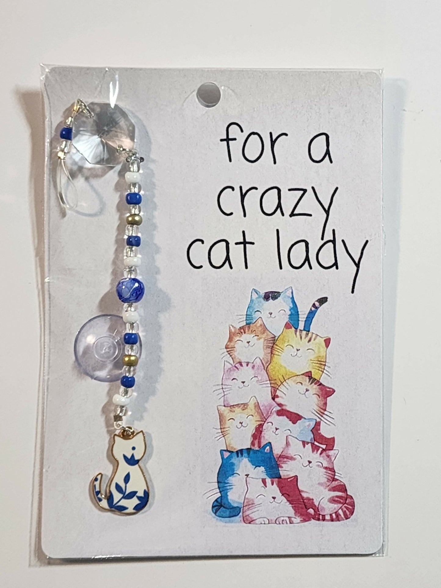 Small Cat Suncatcher 6 - Pure Wash Canadian Made - Winnipeg