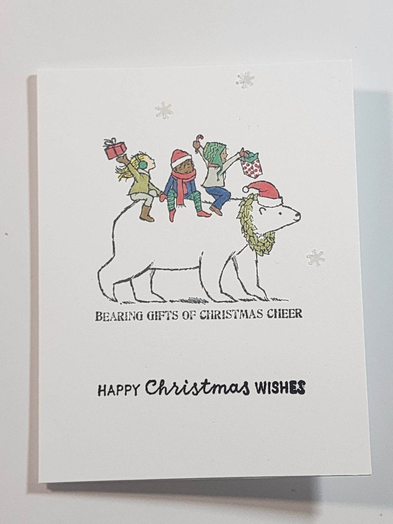 Simple Christmas Card 9 - Pure Wash Canadian Made - Winnipeg