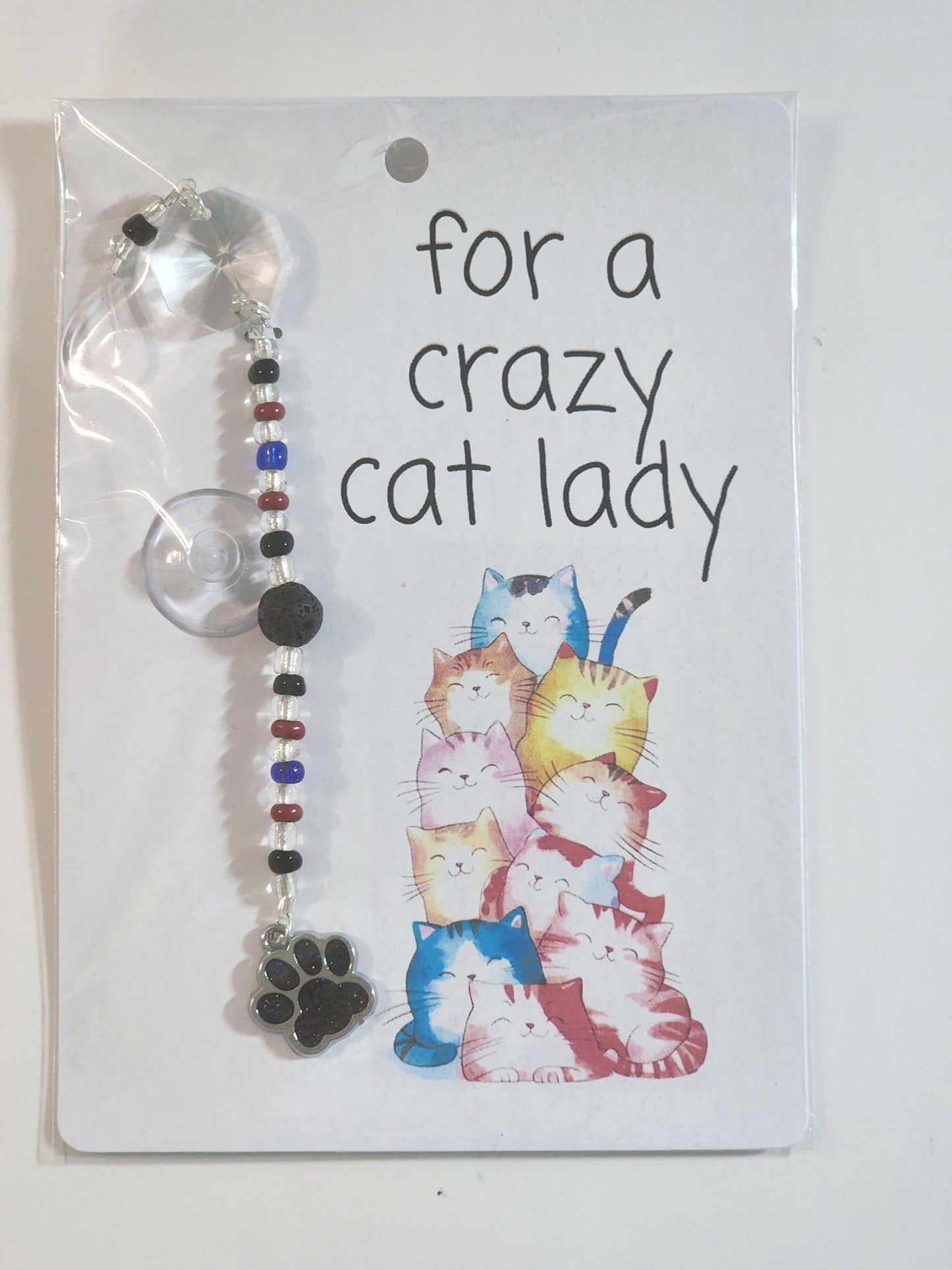 Small Cat Suncatcher 7 - Pure Wash Canadian Made - Winnipeg