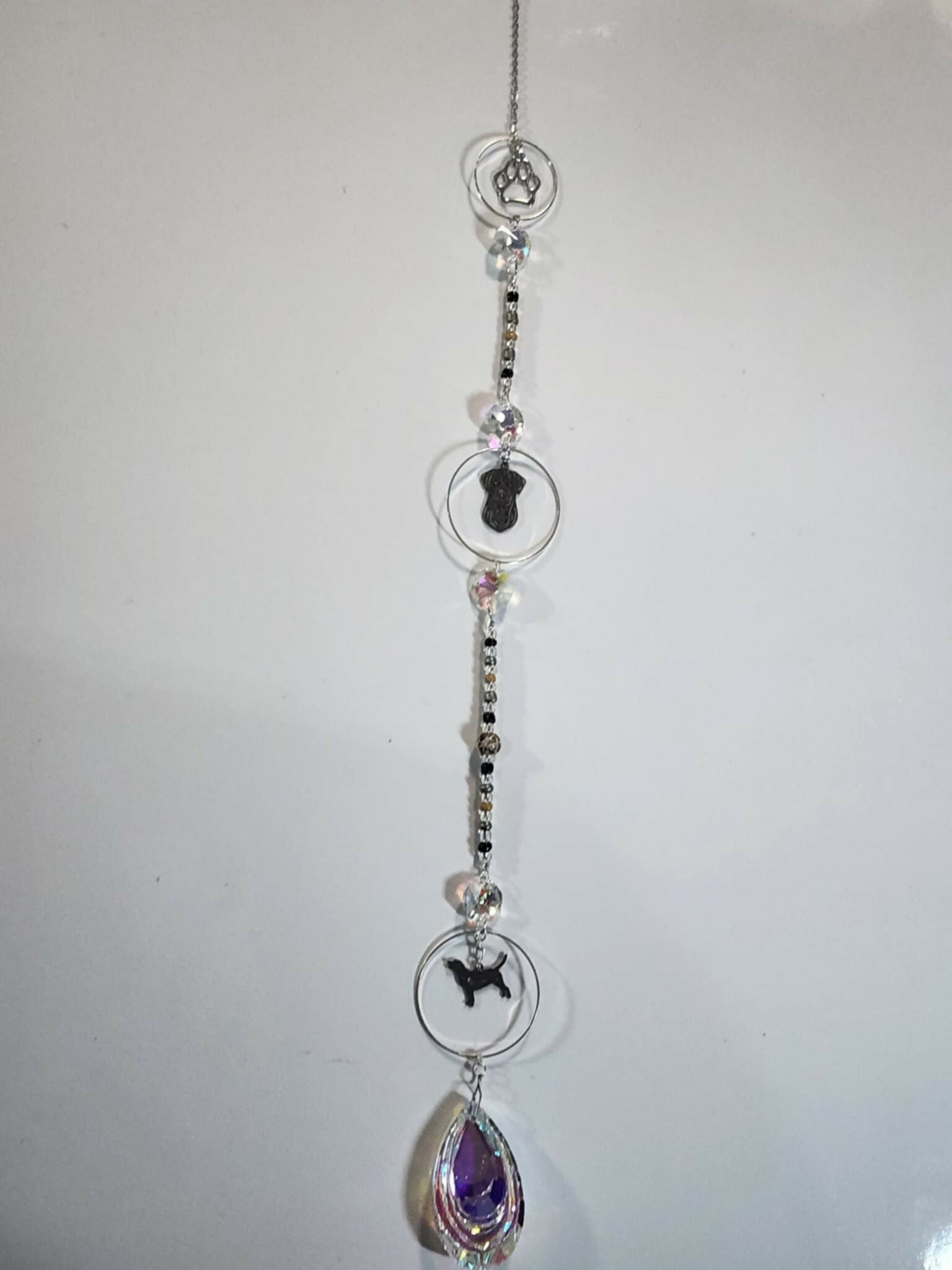 Dog 1 Long Suncatcher - Pure Wash Canadian Made - Winnipeg