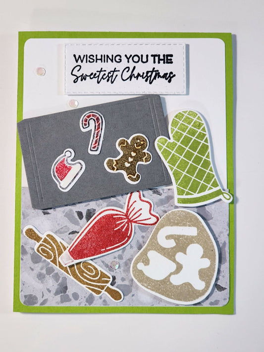 Christmas Baking Card - Pure Wash Canadian Made - Winnipeg