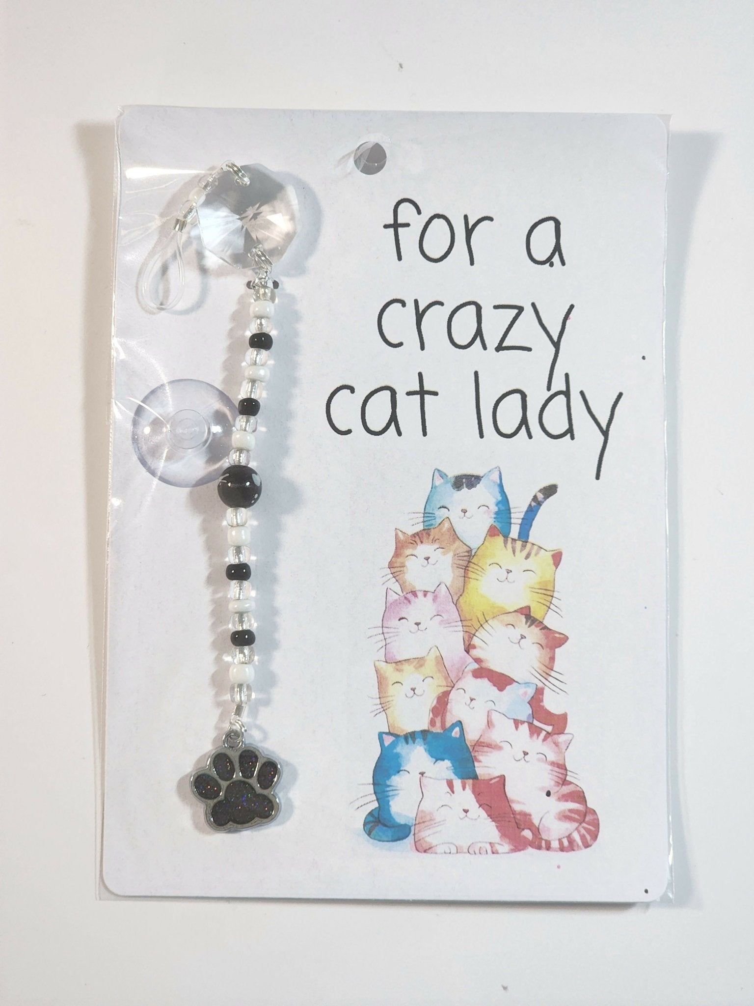 Small Cat Suncatcher 8 - Pure Wash Canadian Made - Winnipeg