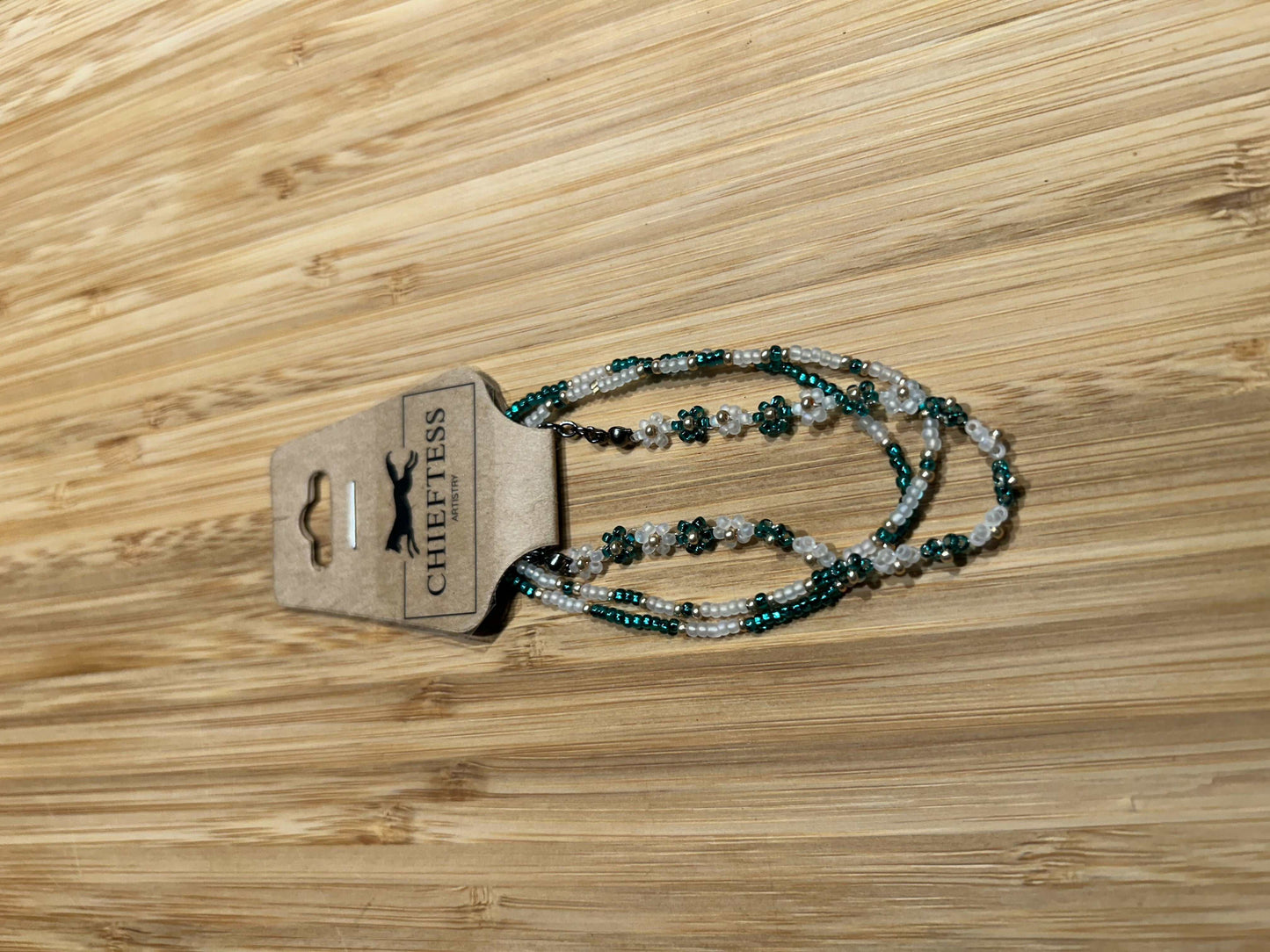 Beaded Bracelet Set - VIRAGO: Floral & Classic Bracelets