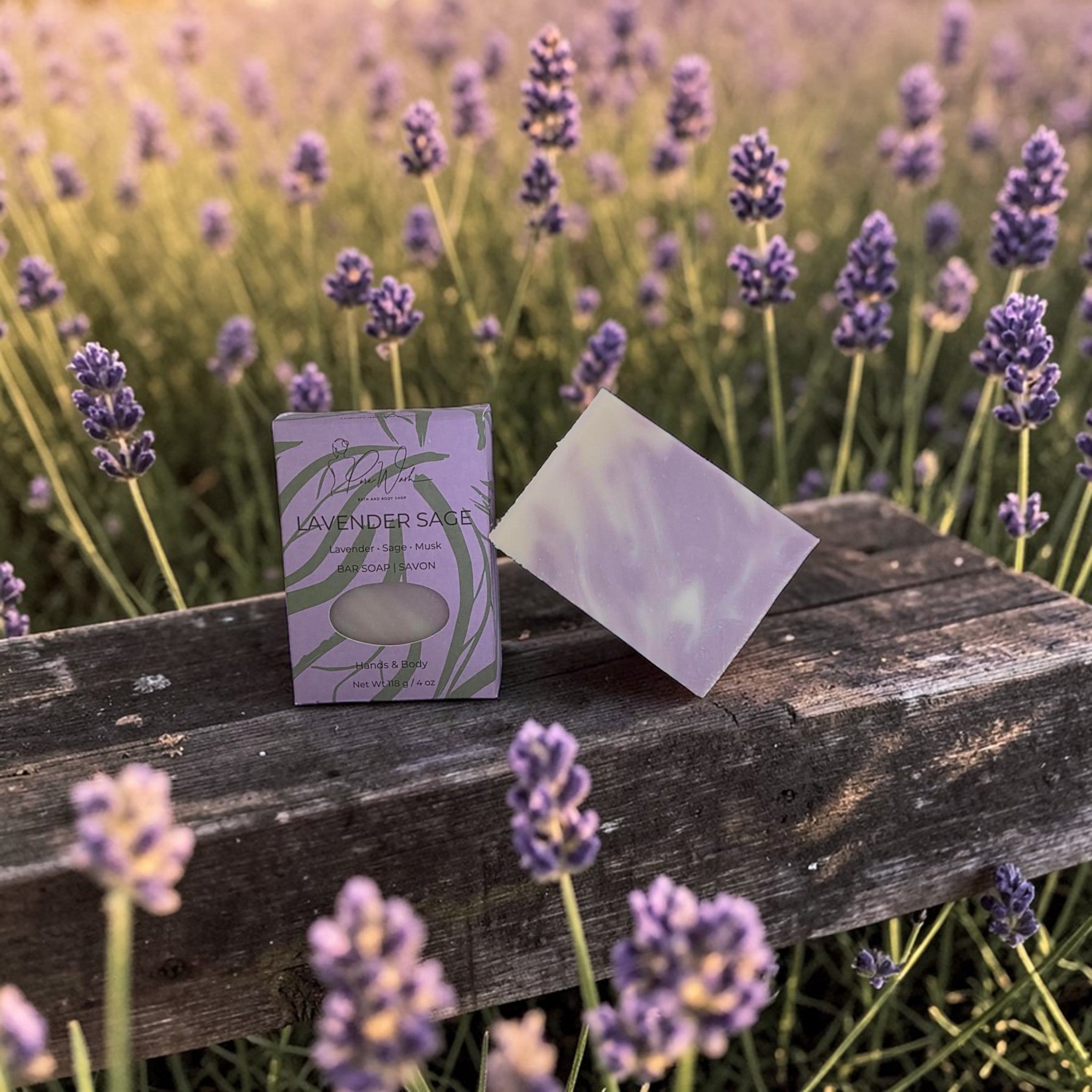 Lavender Sage Soap Bar - Bar Soap
