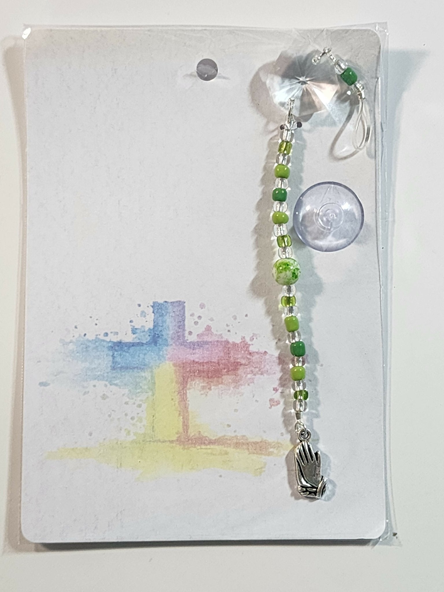 Small Cross Suncatcher 5 - Pure Wash Canadian Made - Winnipeg