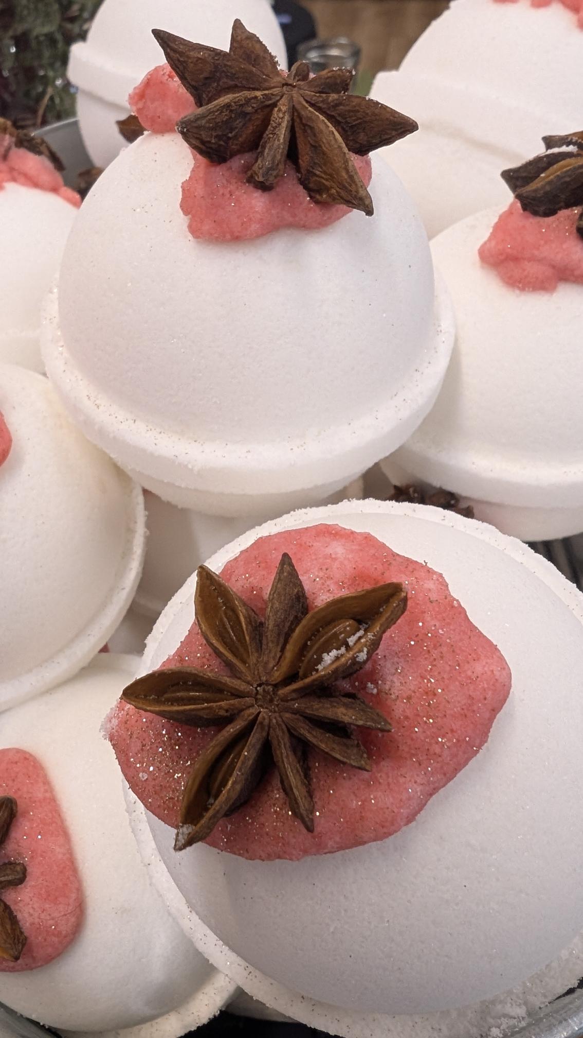 Chocolate Mint Bliss Star Anise Bath Bombs: Relaxing Indulgence