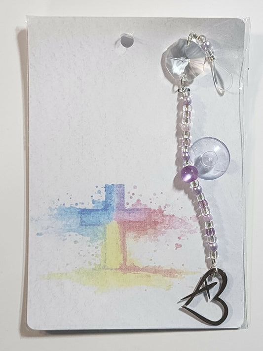 Small Cross Suncatcher 6 - Pure Wash Canadian Made - Winnipeg