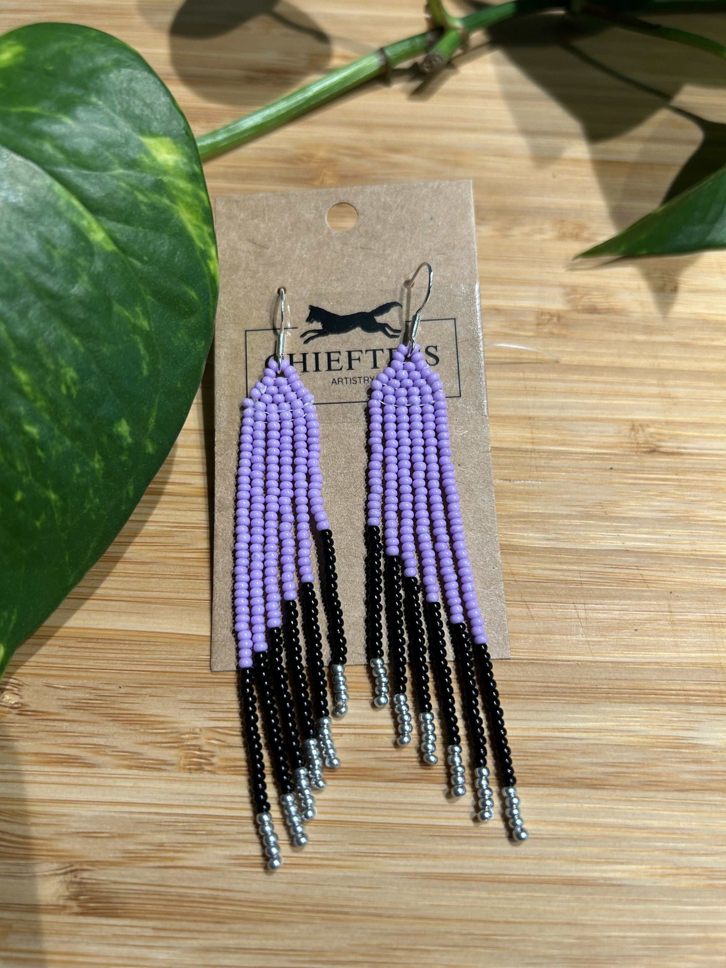 Beaded Fringe Earrings - MINI FRINGE: 6 Cascading Fringes