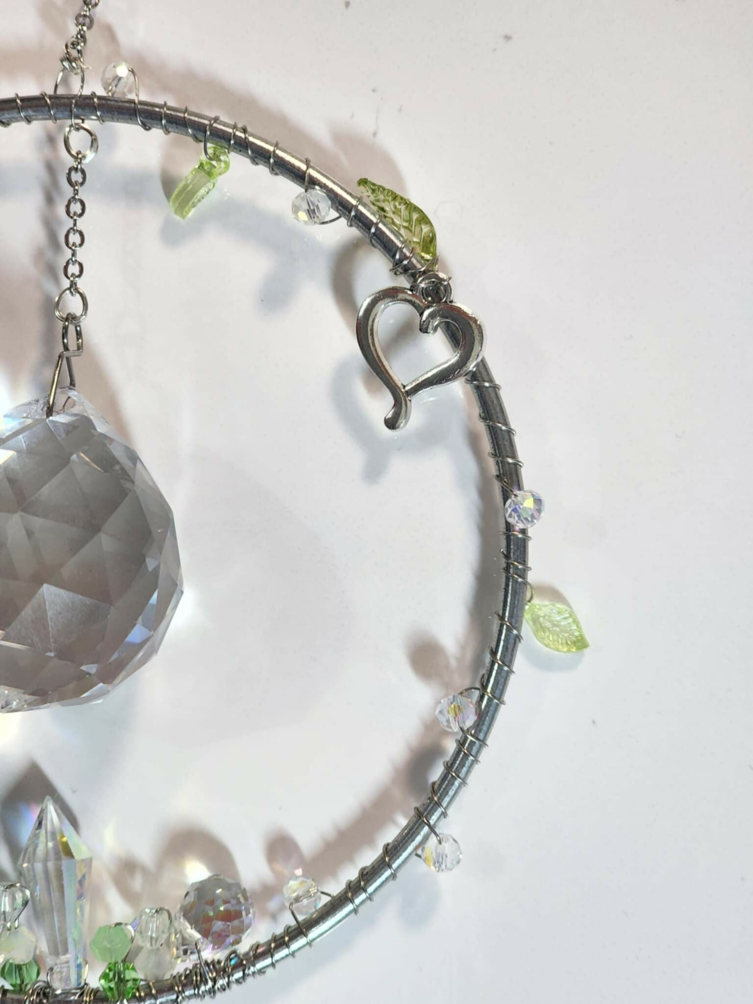 Magic Garden Heart Suncatcher - Pure Wash Canadian Made - Winnipeg