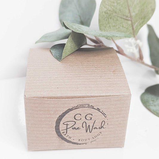 soap samples in a plastic-free gift box | CG Pure Wash 