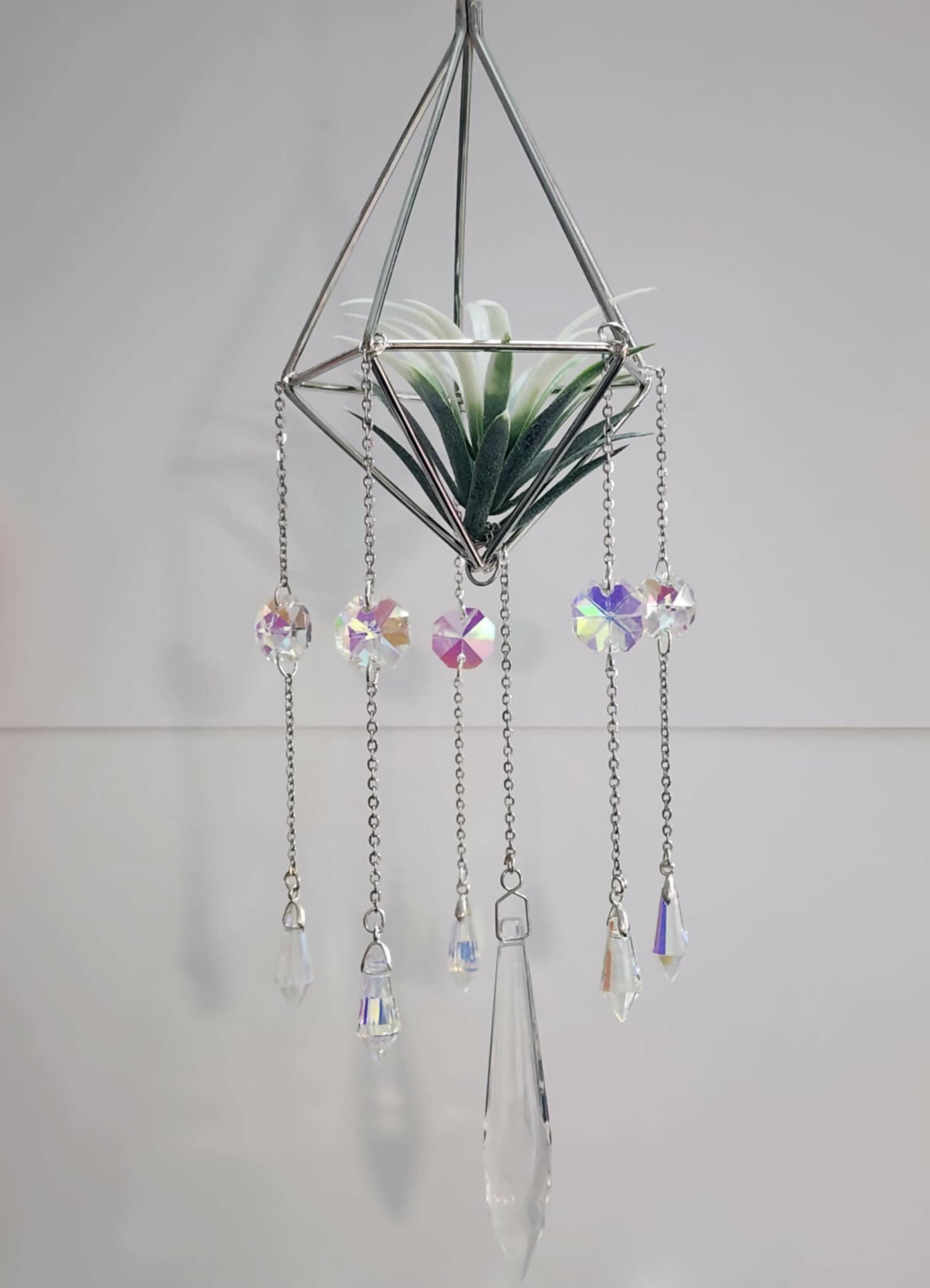 Pyramid Air Plant Suncatcher 5 - Pure Wash Canadian Made - Winnipeg
