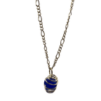 Beach Glass Caged Pendant - Pure Wash Canadian Made - Winnipeg