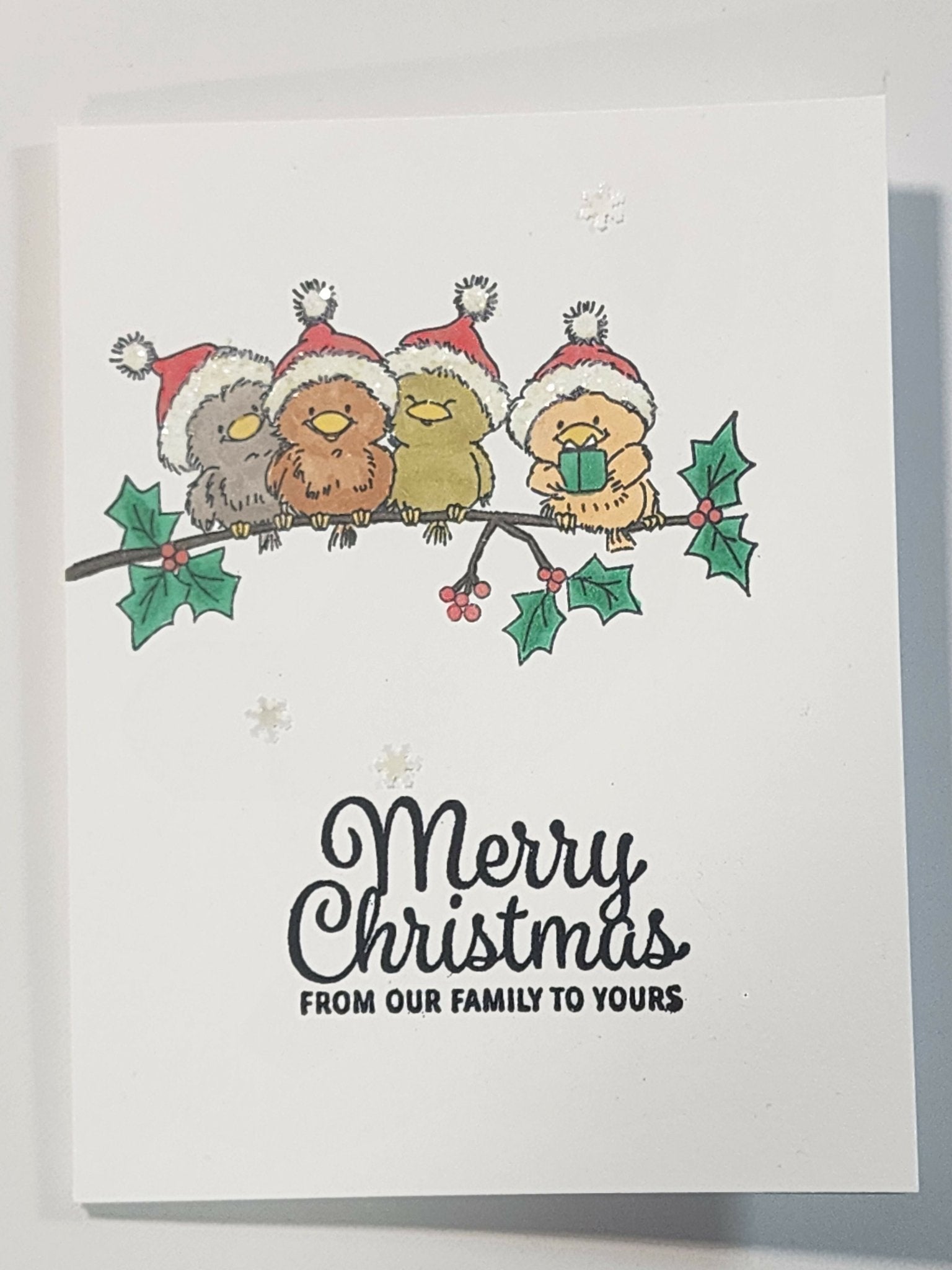 Simple Christmas Card 4 - Pure Wash Canadian Made - Winnipeg