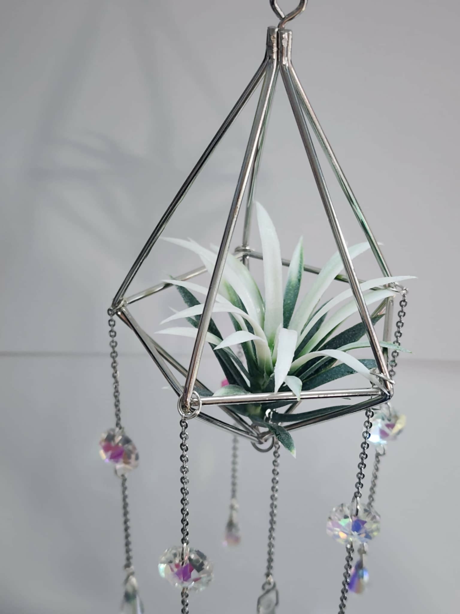 Pyramid Air Plant Suncatcher 5 - Pure Wash Canadian Made - Winnipeg