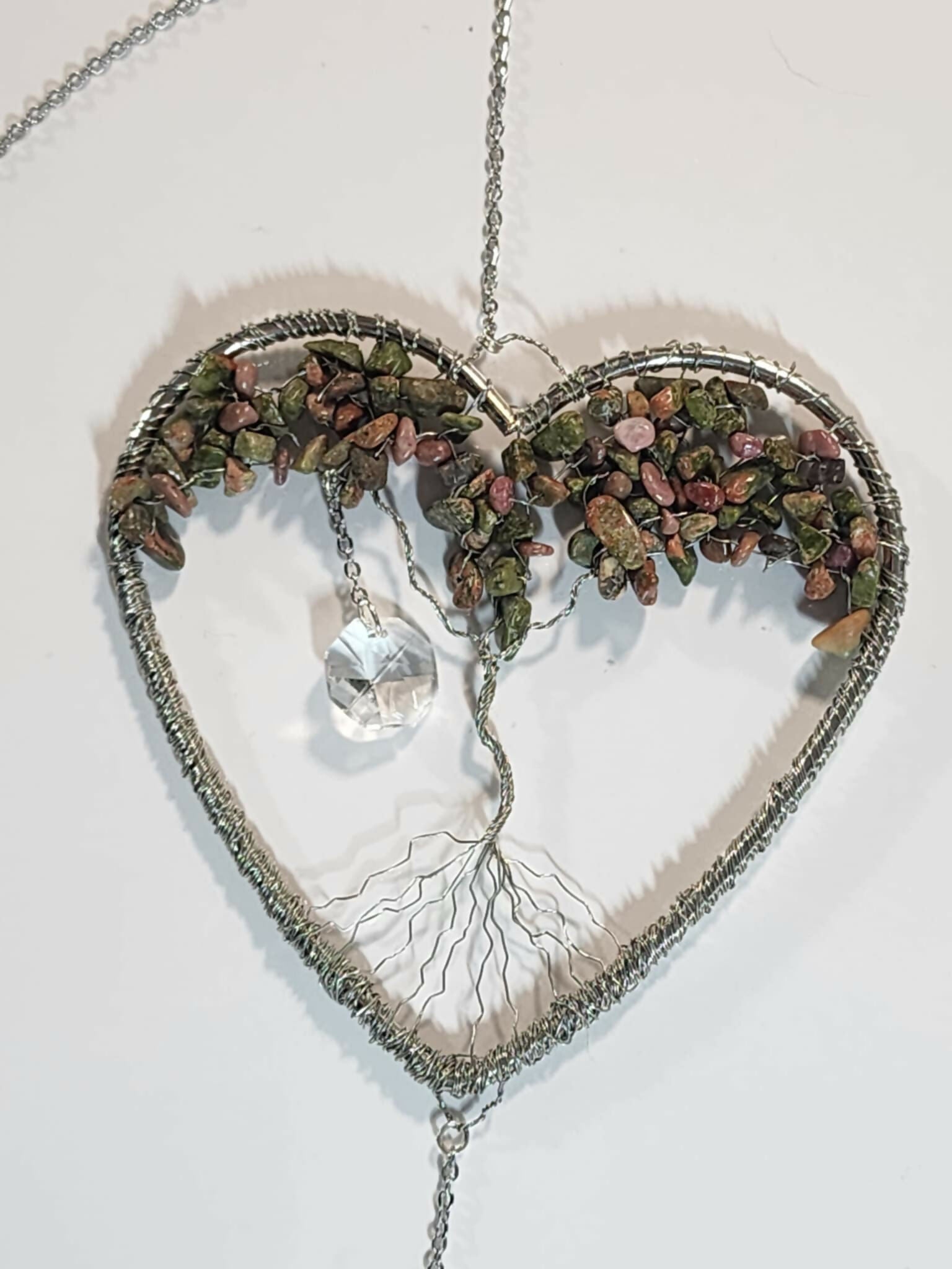 Tree of Life Heart Suncatcher 1 - Pure Wash Canadian Made - Winnipeg