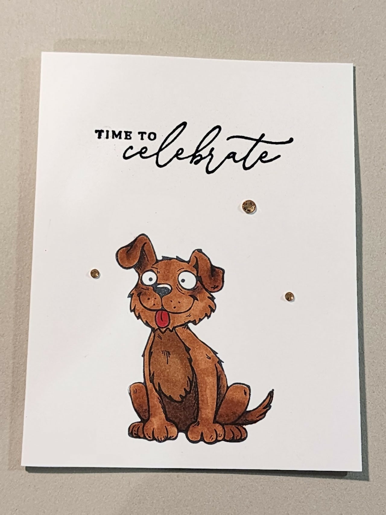 Birthday Dog 2 Card - Pure Wash Canadian Made - Winnipeg