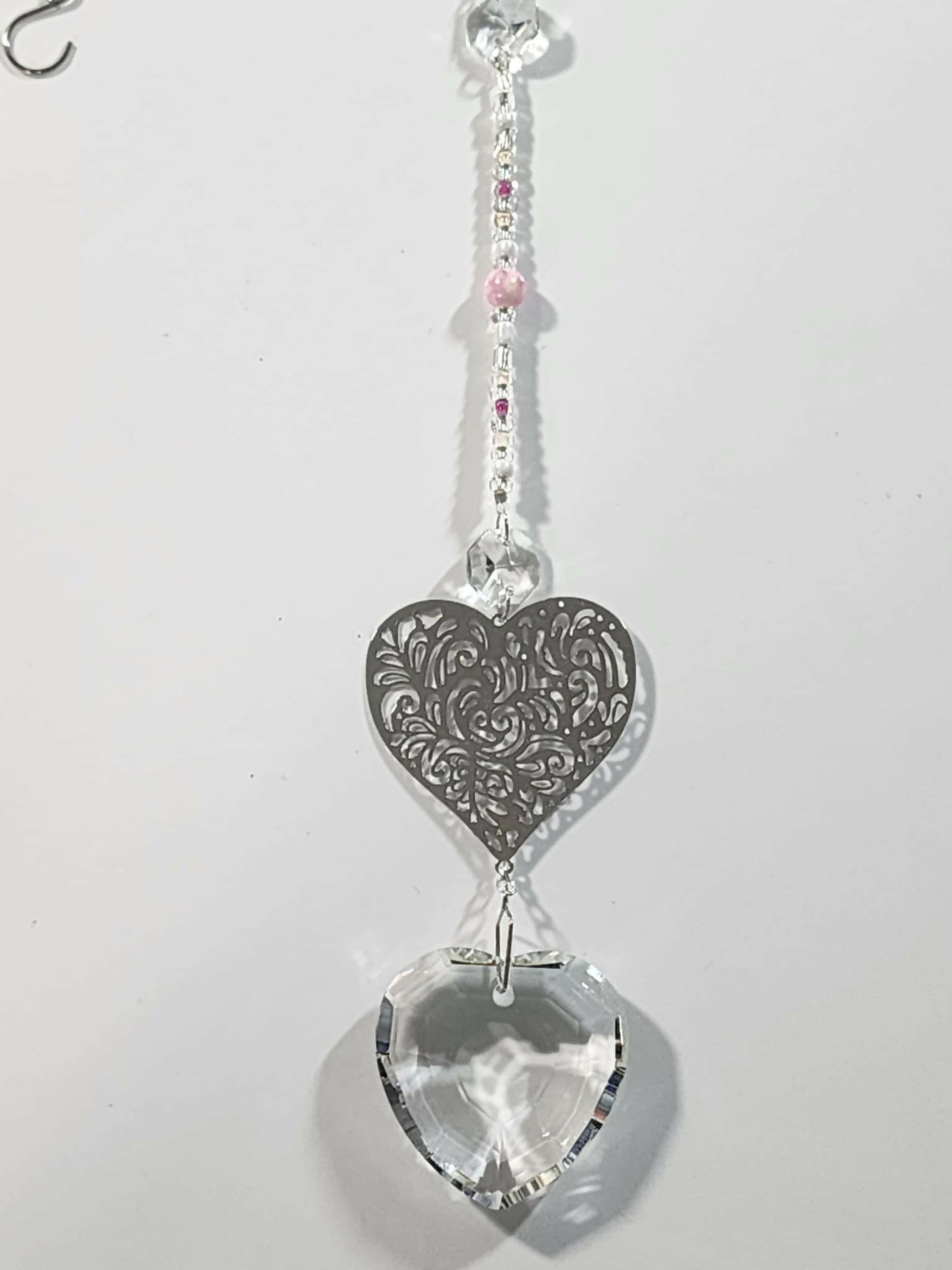 Heart Long Suncatcher - Pure Wash Canadian Made - Winnipeg